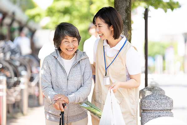 外出時の付き添い